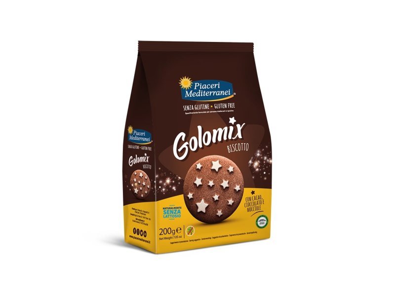 PIACERI round cocoa biscuits 200g. Gluten-free product
