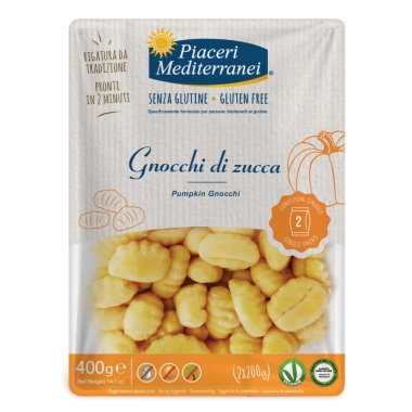 PIACERI Potato gnocchi with pumpkin 400g (2x200g). Gluten-free product