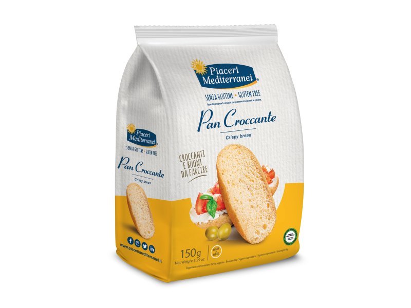 PIACERI Toasts 150g. Gluten-free product