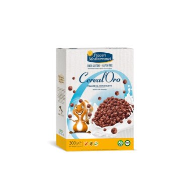PIACERI Cereal Oro, chocolate balls 300g. Gluten-free product