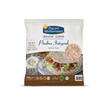 PIACERI Tortilla Piadina multigrain 180g (2x90g). Gluten-free product