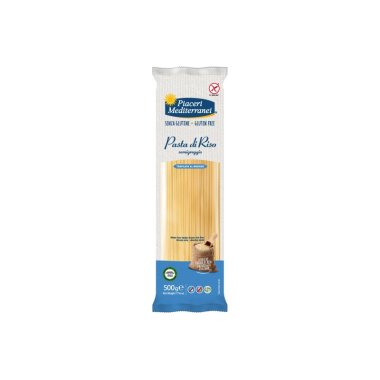PIACERI Makaron spaghetti z brązowego ryżu 500g. Produkt bezglutenowy