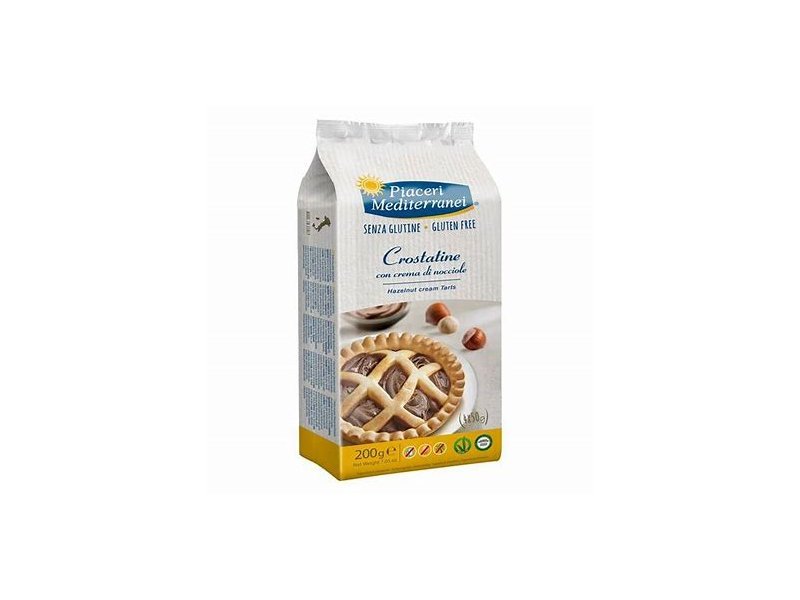 PIACERI Tart with chocolate and hazelnut cream 200g (4x50g). Gluten-free product