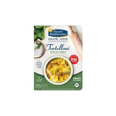 PIACERI Tortellini, dumplings with ricotta cheese and spinach 250g. Gluten-free product