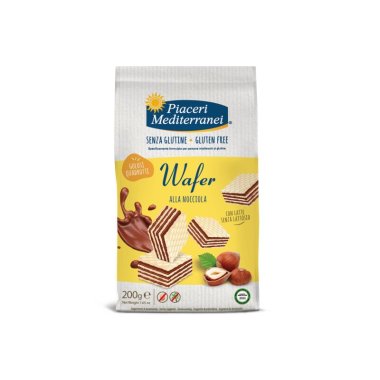 PIACERI Walnut Flavor Square Wafers 200g. Gluten-free product