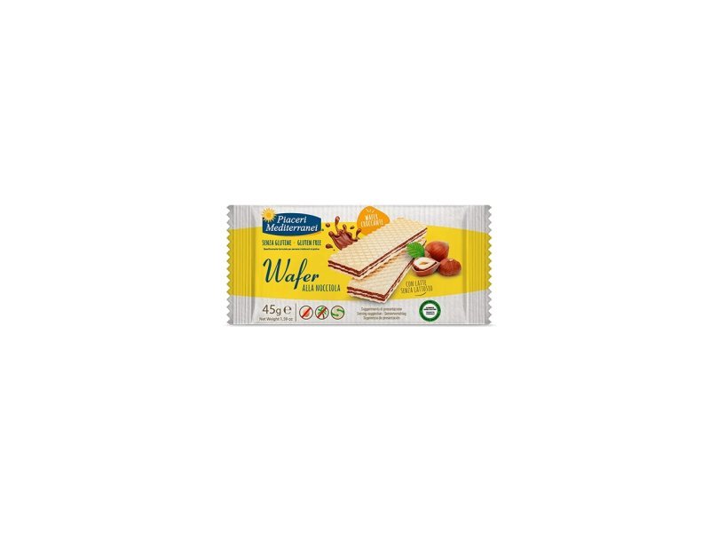 PIACERI wafers with a nut flavor 45g. Gluten-free product