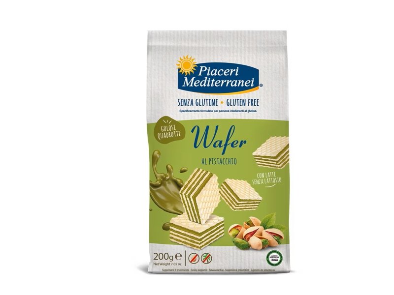 PIACERI pistachio wafers 200g. Gluten-free product