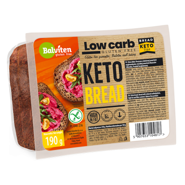 LOW CARB 190g. Low carbohydrate bread. Gluten-free product