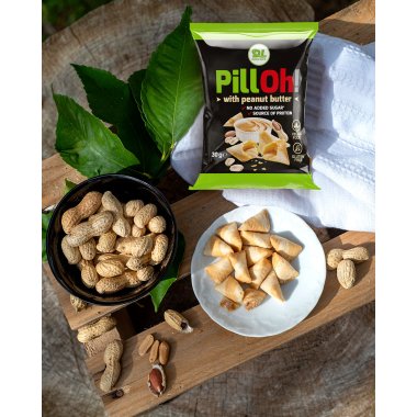 Daily life Pilloh Rice wafers 30g with peanut butter. Gluten-free product