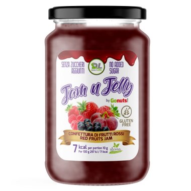 Daily life Red fruit jam 280g, with sweeteners. Gluten-free product