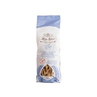 PASTA NATURA CORN, RICE, AMARANTH, TEFF and QUINOA CONCHIGLE PASTA 250G. Gluten free product.