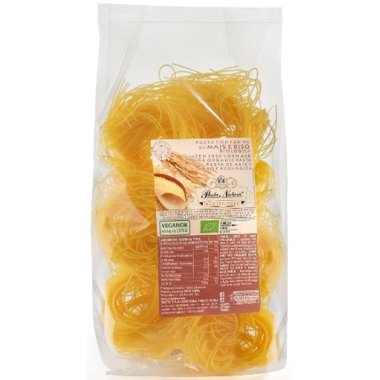 PASTA NATURA Makaron spaghetti z mąki kukurydzianej (70%) i ryżowej (30%) 250g. Produkt bezglutenowy.