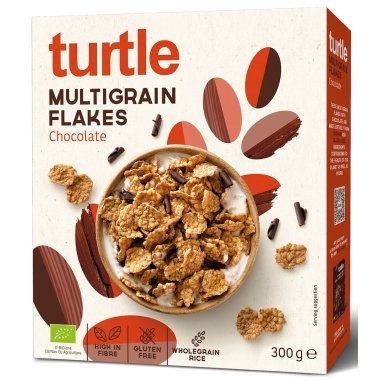 TURTLE BIO cereal with chocolate chips 300g. Gluten-free product