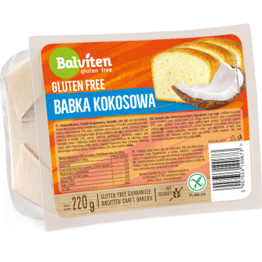 Ciasto kokosowe 220g. Produkt bezglutenowy