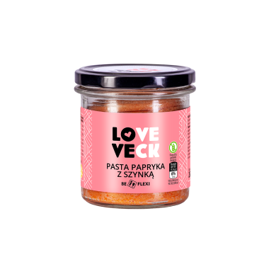 Love Veck - pasta szynka z papryką 250g. Produkt bezglutenowy