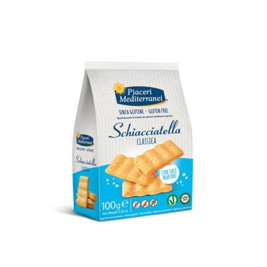 PIACERI Schiacciatella Italian Wafers with sea salt 100g. Gluten-free product