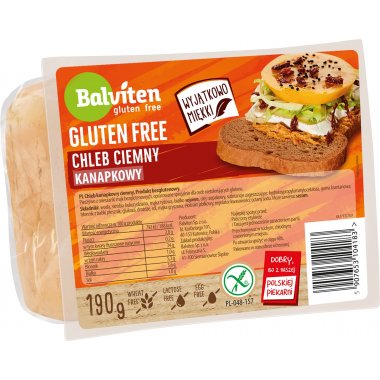 [WYPRZEDAŻ] DARK BREAD 190g. Gluten-free product