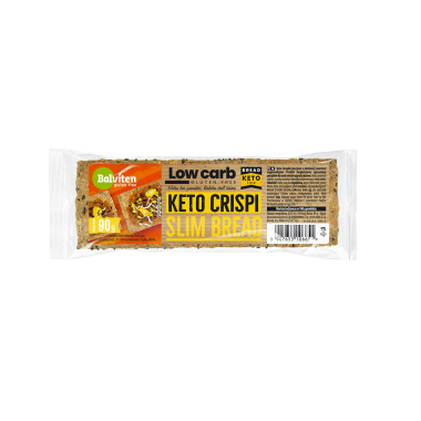 KETO Crispi Slim Bread - chrupkie pieczywo 90g . Produkt bezglutenowy