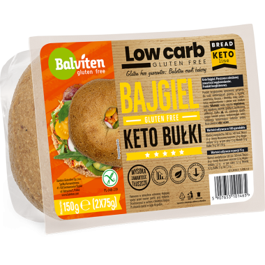 KETO Bagels  2x75g. Gluten-free product