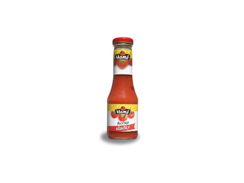 Ketchup łagodny -szklana butelka 300g. Produkt bezglutenowy