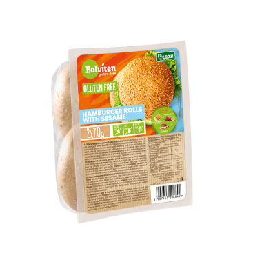 Bułki hamburgerowe z sezamem 140g. Produkt bezglutenowy