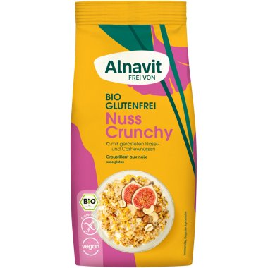 ALNAVIT BIO Granola orzechowa chrupiąca 300G. Produkt bezglutenowy.