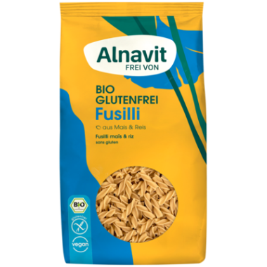 ALNAVIT BIO Fusilli 500G. Produkt bezglutenowy.