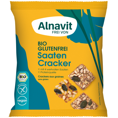 ALNAVIT BIO Seeds Crackers 75G. Gluten free product
