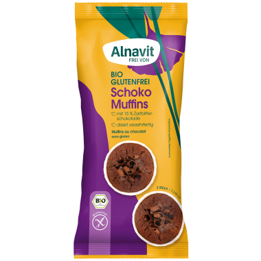 ALNAVIT BIO Chocolate Muffins 140G. Gluten free product