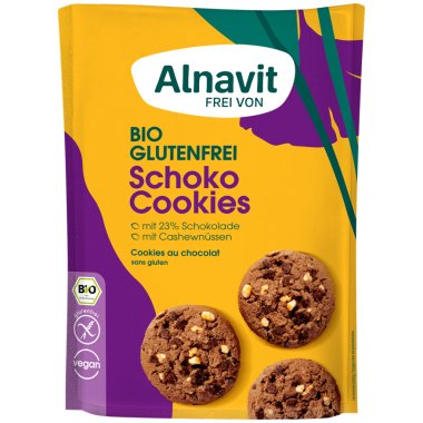 ALNAVIT BIO Chocolate Cookies 125G. Gluten free product