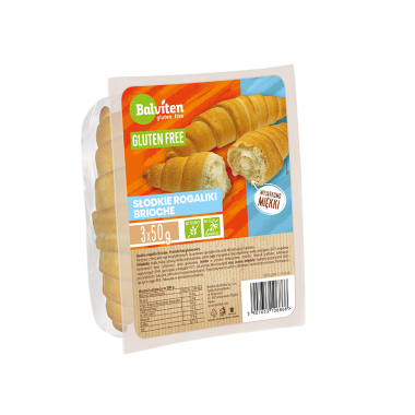 Słodkie rogaliki Brioche 3x50g. Produkt bezglutenowy