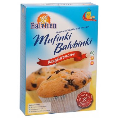 Balvbinki muffins with bits of chocolate 280g. Gluten-free product