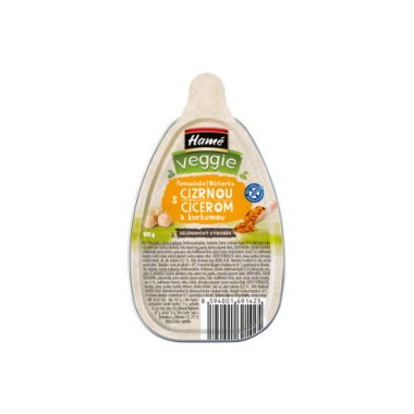 HAME Veggie. Vegetable Spread with Chickpeas and Turmeric 105g. Sterilized Preserve. Gluten-Free Product