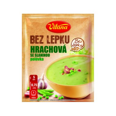 VITANA. Zupa z zielonego groszku w proszku 74g. Produkt bezglutenowy