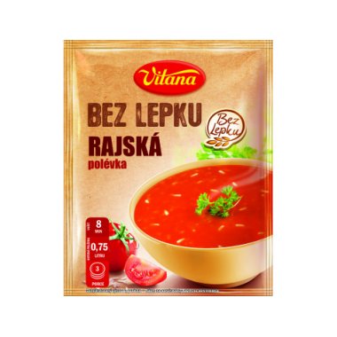 VITANA. Zupa pomidorowa z ryżem w proszku 74g. Produkt bezglutenowy