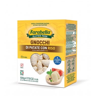 FARABELLA - Italian potato dumplings 500 g. Gluten-free product