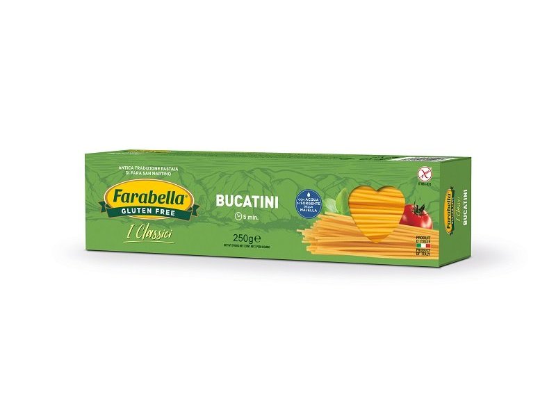 FARABELLA - Makaron grube spaghetti Bucatini 250g. Produkt bezglutenowy