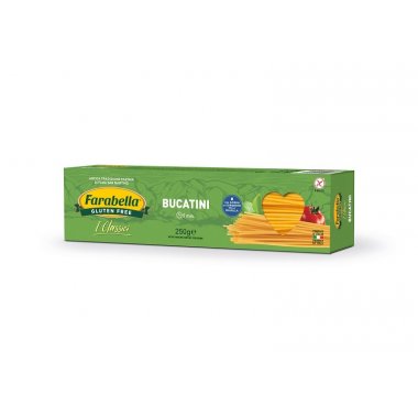 FARABELLA - Makaron grube spaghetti Bucatini 250g. Produkt bezglutenowy