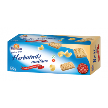 Butter biscuits 170g. Gluten-free product
