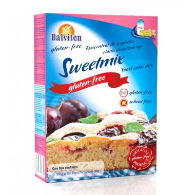Sweetmix - koncentrat do wypieku ciasta drożdżowego 500g. Produkt bezglutenowy