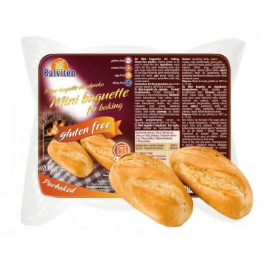Mini royal baguettes for bake-off 2x100g. Gluten-free product