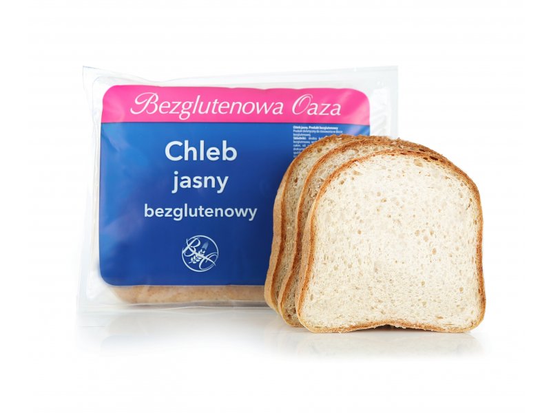OAZA Chleb jasny bezglutenowy 350g. Produkt bezglutenowy