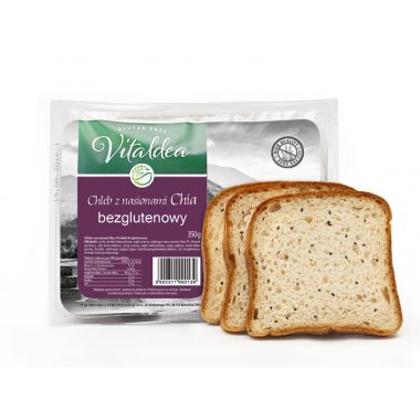 Vitaldea BREAD with Chia seeds 350g. Gluten-free product