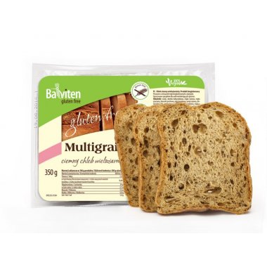 Dark multigrain bread 350g. Gluten-free product