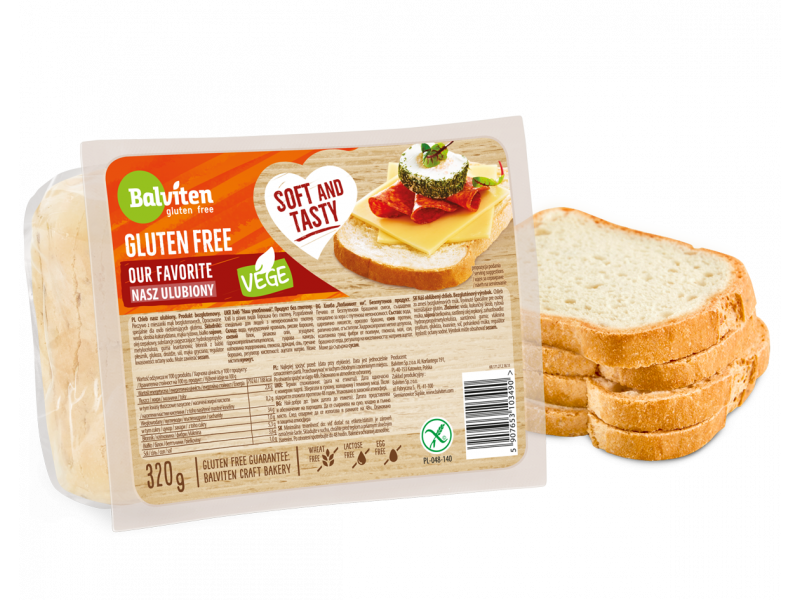 Our favourite bread 320g. Gluten-free product