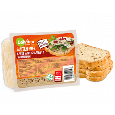 BREAD WITH GRAINS 190g. Gluten-free product