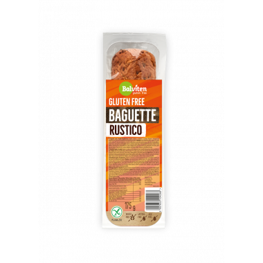 Rustic baguette 175g. Gluten-free product