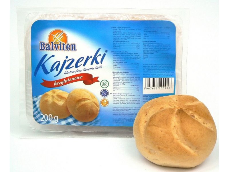 Kaiser rolls 200g. Gluten-free product