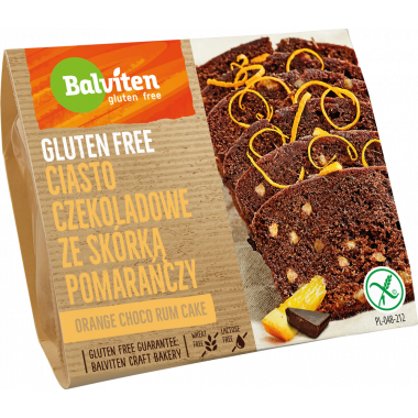 Chocolate cake with orange zest 220g. Gluten-free product