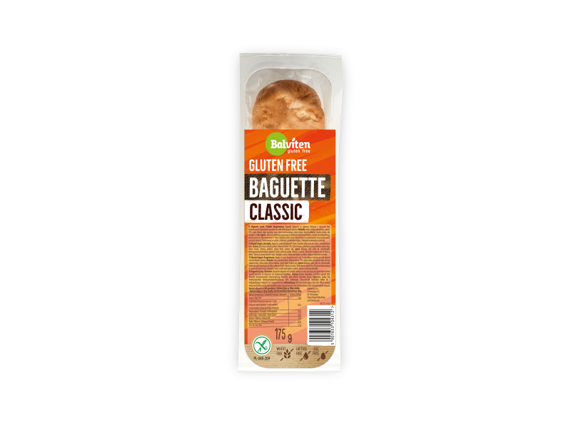 Classic baguette 175g. Gluten-free product